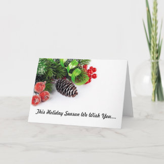 Mean Holiday Greeting Card