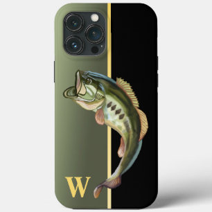 Mean Jumping Bass Fishing Monogram Case-Mate iPhon iPhone 13 Pro Max Case