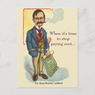 Mean Landlord First Time Homebuyer Prospecting Postcard