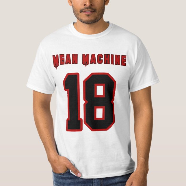 Mean Machine, Funny Movie T-Shirt (Front)