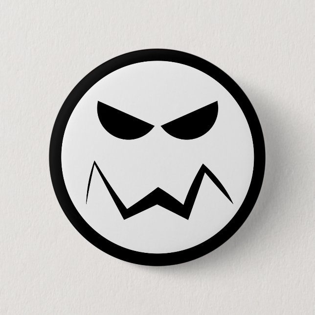 Mean Mister Face Button (Front)