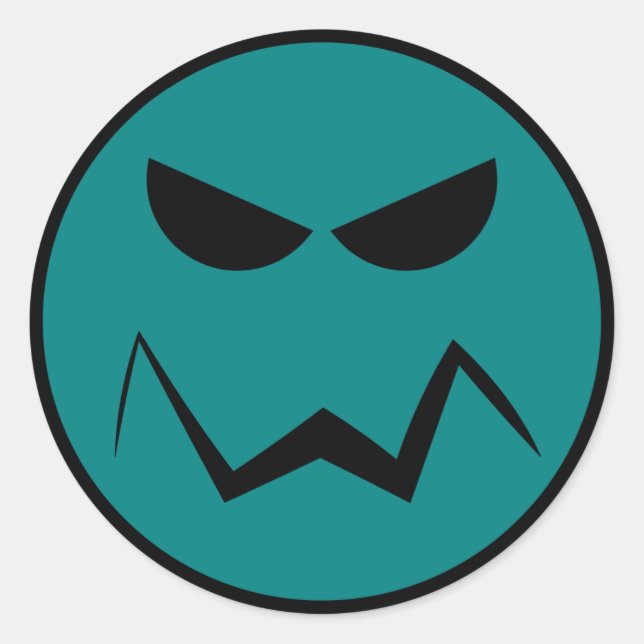 Mean Mister Face Sticker (Front)