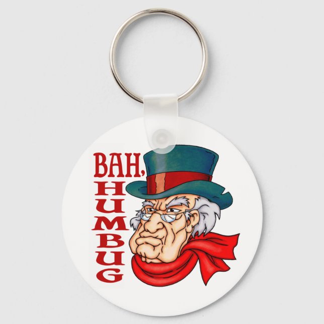 Mean Old Scrooge Key Ring (Front)