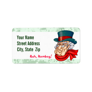 Mean Old Scrooge Label
