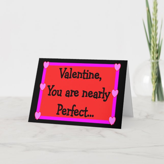 Mean Spirited Valentine Cards---Hilarious Holiday Card (Front)