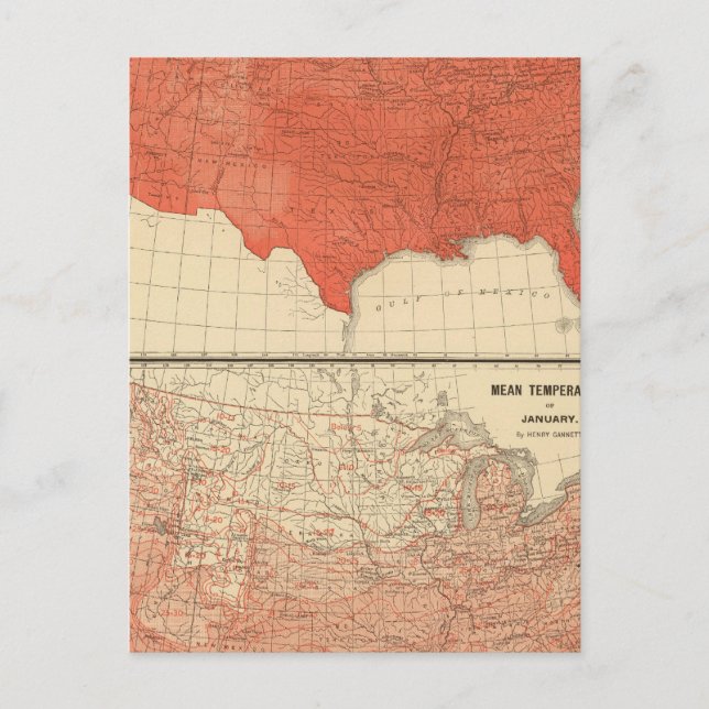 Mean temperature postcard (Front)