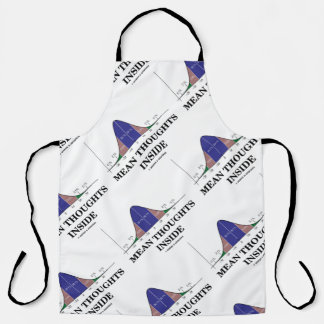Mean Thoughts Inside Stats Geek Humour Apron