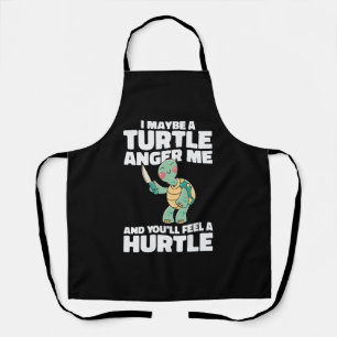 Mean Turtle Reptile Nature Turtle Lover Aquatic Apron