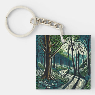 Meander Key Ring