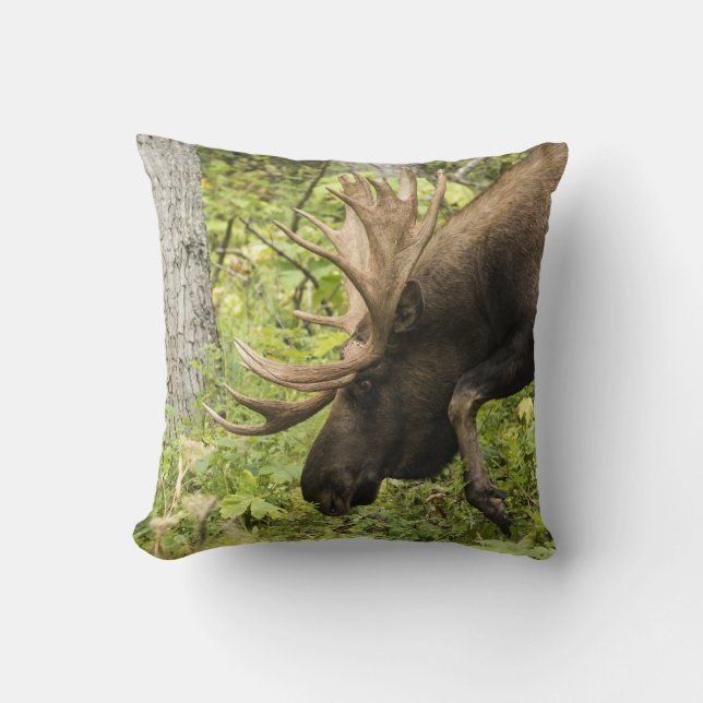 Meandering Moose Cushion (Front)