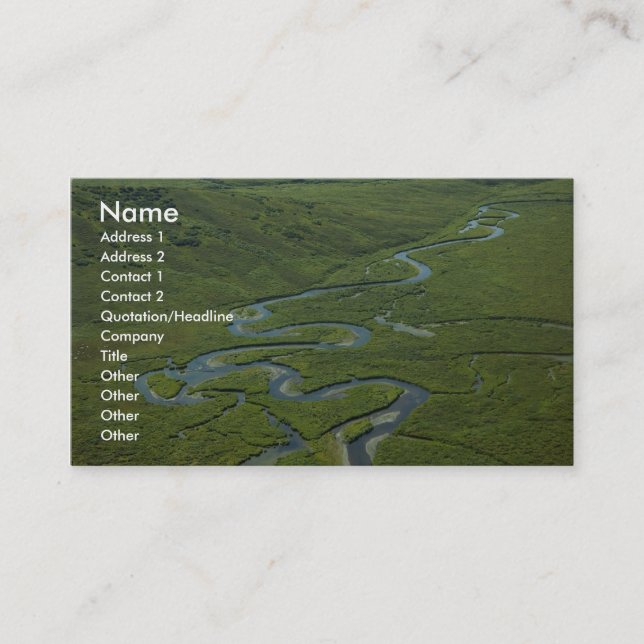 Meandering River Business Card (Front)