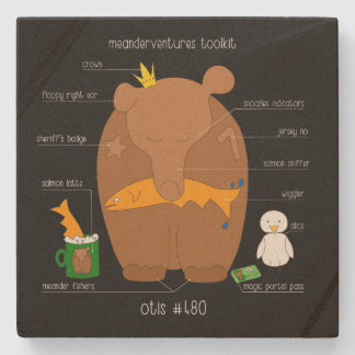 Meanderventures Toolkit No. 480 Otis  Stone Coaster