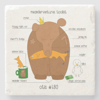 Meanderventures Toolkit No. 480 Otis  Stone Coaster