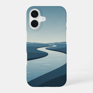 Méandre de Rivière Rétro iPhone 16 Case