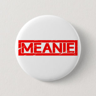 Meanie Stamp 6 Cm Round Badge
