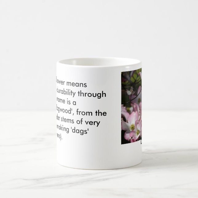 Meaning in Nature: Dogwood Flower Coffee Mug (Center)
