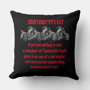 Meaning Of A Motorcyclist Cushion
