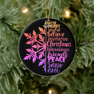 Meaning of Christmas Ceramic Tree Decoration