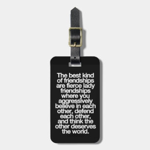 **MEANING OF MY BEST FRIEND** LUGGAGE TAG