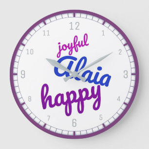 Meaning of the Name Alaia Wall Clock