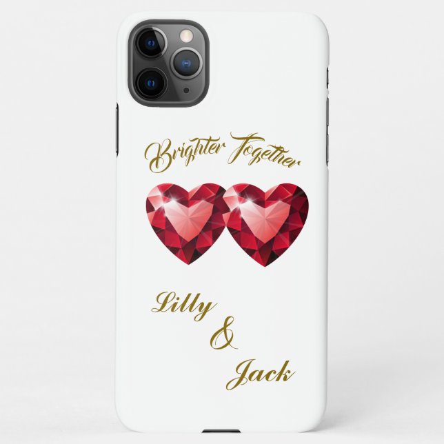 Meaningful Gift  – Elegant Love iPhone Case (Back)