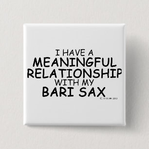 Meaningful Relationship Bari Sax 15 Cm Square Badge