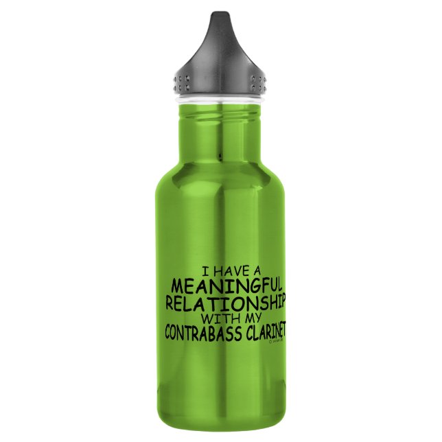 Meaningful Relationship Contrabass Clarinet 532 Ml Water Bottle (Left)
