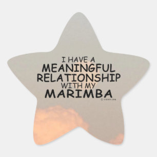Meaningful Relationship Marimba Star Sticker