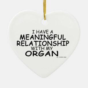 Meaningful Relationship Organ Ceramic Tree Decoration