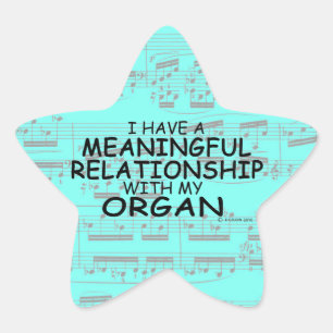 Meaningful Relationship Organ Star Sticker