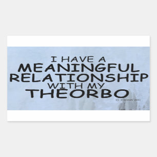 Meaningful Relationship Theorbo Rectangular Sticke Sticker