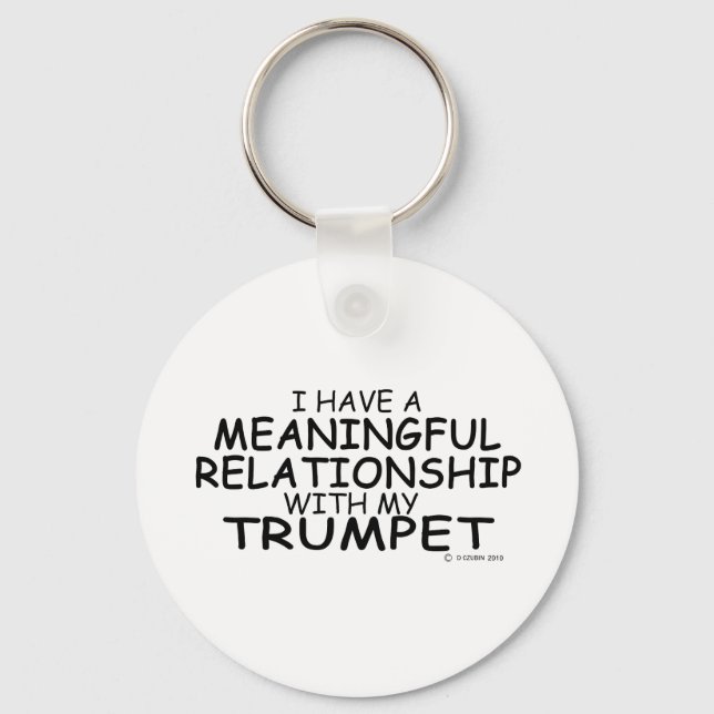 Meaningful Relationship Trumpet Key Ring (Front)