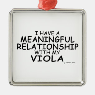 Meaningful Relationship Viola Metal Tree Decoration