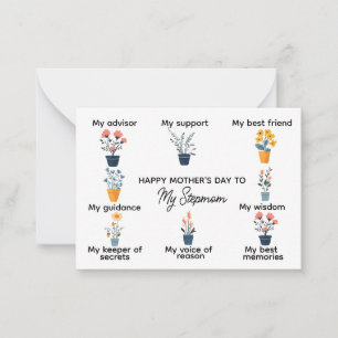 Meaningful Stepmom Mothers Day Card - Mother's Day