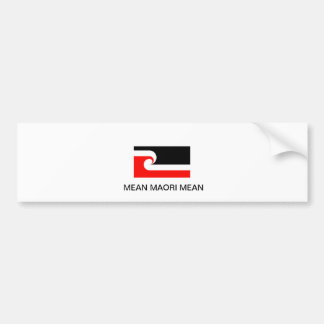 MEANMAORIMEANZazzle Bumper Sticker