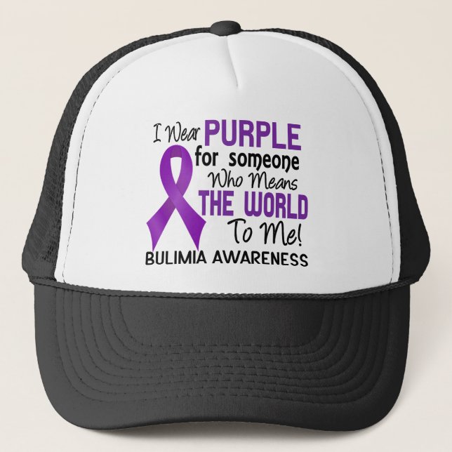 Means The World To Me 2 Bulimia Trucker Hat (Front)