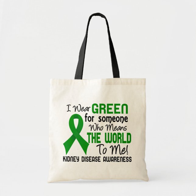 Means The World To Me 2 Kidney Disease Tote Bag (Front)