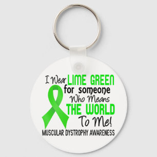 Means The World To Me 2 Muscular Dystrophy Key Ring