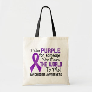 Means The World To Me 2 Sarcoidosis Tote Bag