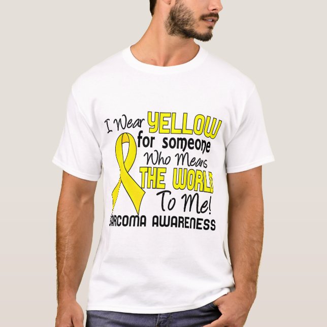 Means The World To Me 2 Sarcoma T-Shirt (Front)