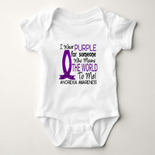 Means The World To Me Anorexia Baby Bodysuit
