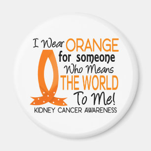 Means The World To Me Kidney Cancer Magnet