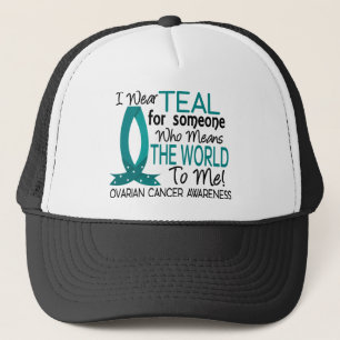 Means The World To Me Ovarian Cancer Trucker Hat