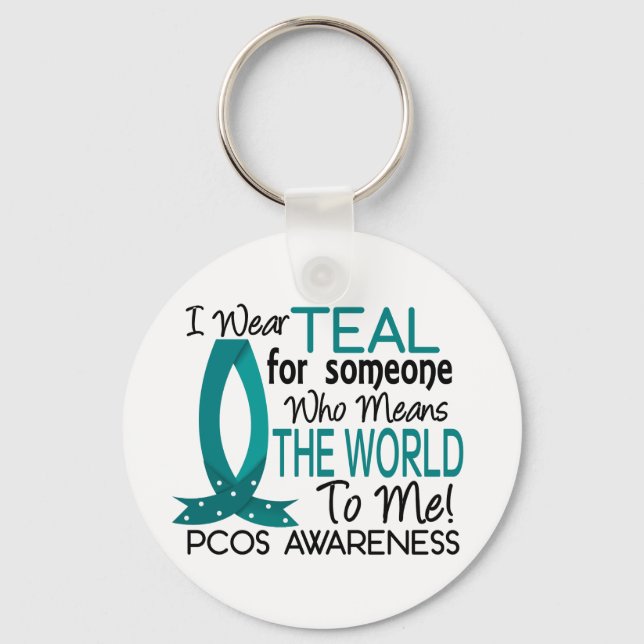 Means The World To Me PCOS Key Ring (Front)