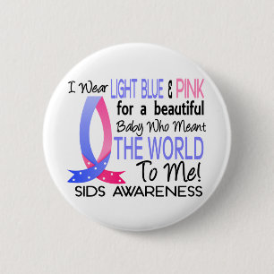 Meant The World To Me SIDS 6 Cm Round Badge