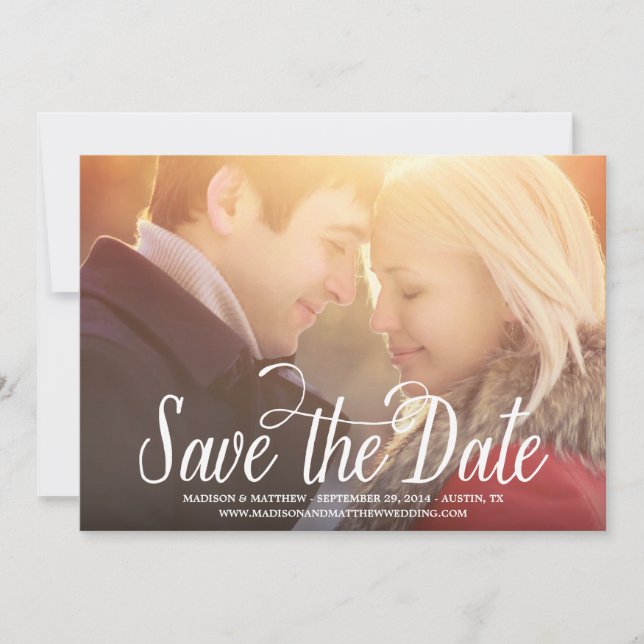 Meant to Be | Save the Date Announcement (Front)