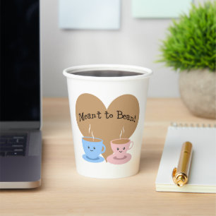 Meant to Bean Mug Paper Cups