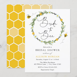 Meant to Bee Bridal Shower Invitation