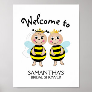 Meant to Bee Couples Welcome Sign