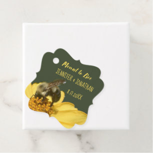Meant to Bee for Honey Wedding Favours Photo Favour Tags